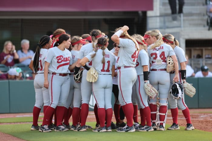 Alabama softball at Texas A&M